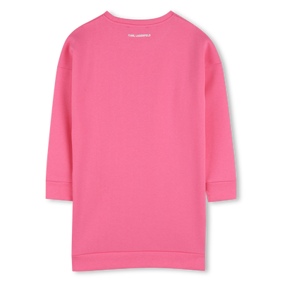 LONG SLEEVED DRESS KARL LAGERFELD KIDS GIRL