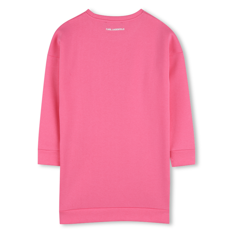 LONG SLEEVED DRESS KARL LAGERFELD KIDS 
                        GIRL