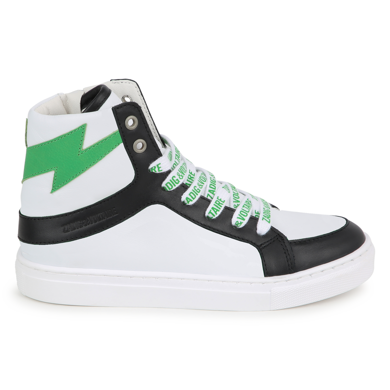Zipped Lace-Up Sneakers ZADIG & VOLTAIRE 
                    BOY