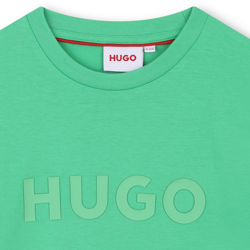 Short-sleeved cotton T-shirt HUGO 
                    BOY