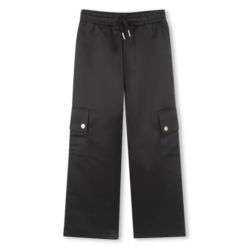 Satin multi-pocket trousers MICHAEL KORS 
                        GIRL