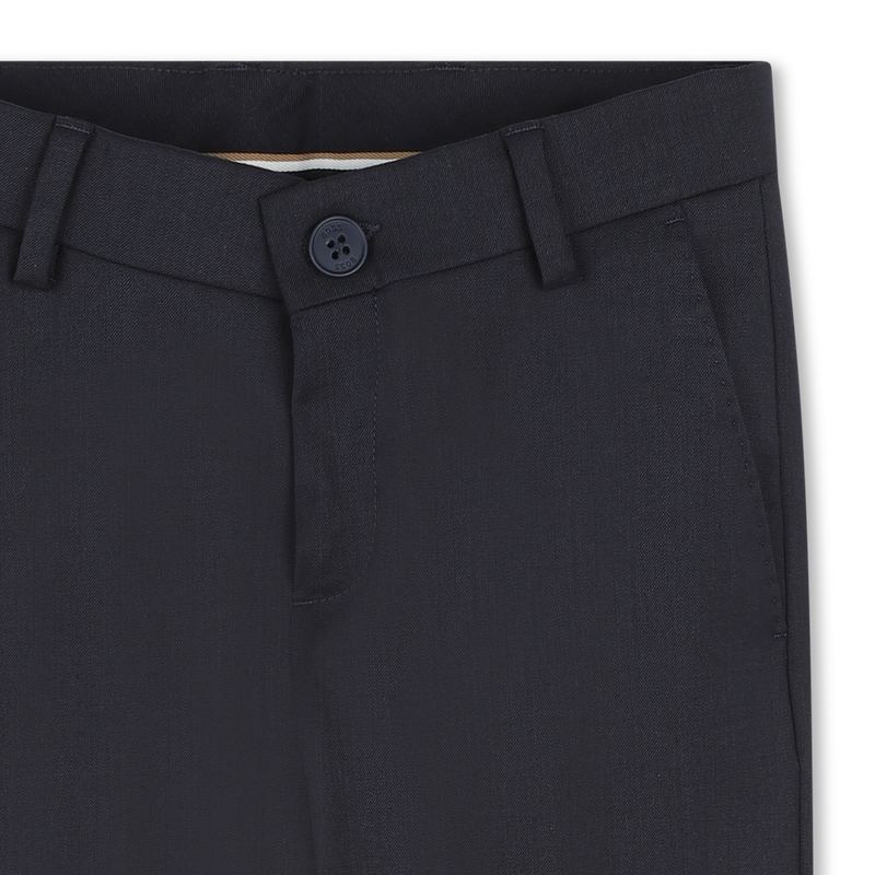 Plain Suit Trousers BOSS 
                    BOY