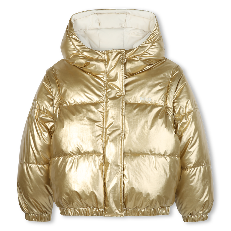 Reversible hooded down jacket BOSS 
                    GIRL