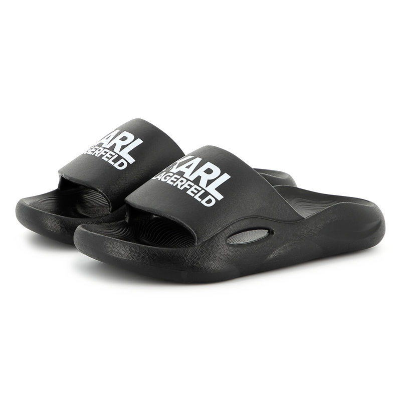 Sliders with logo KARL LAGERFELD KIDS 
                        BOY