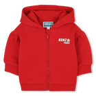 Fleece jogging cardigan KENZO KIDS 
                    GIRL