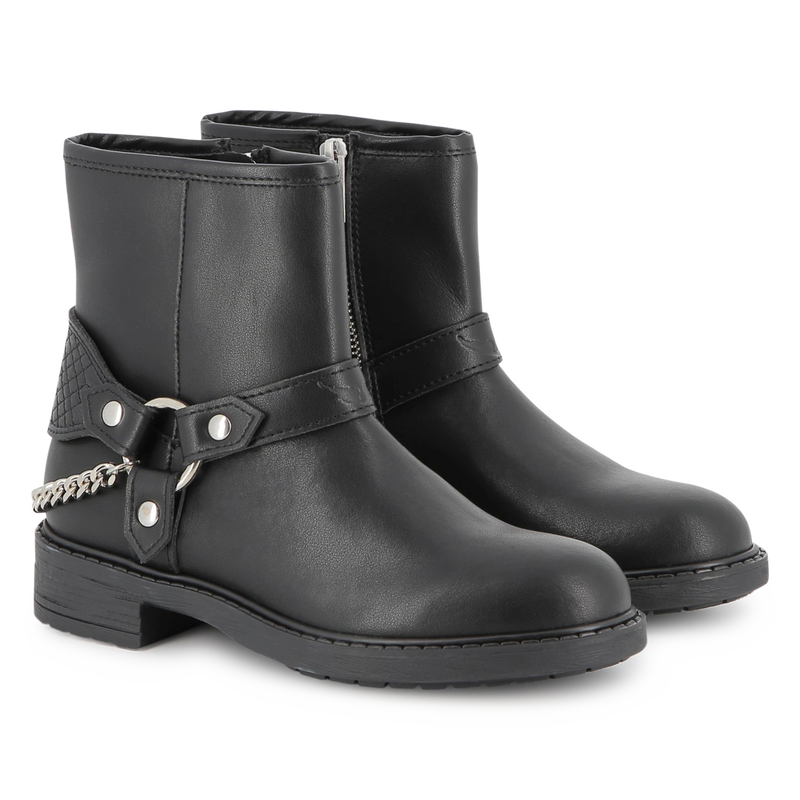 Biker boots in cowhide leather ZADIG & VOLTAIRE 
                    GIRL