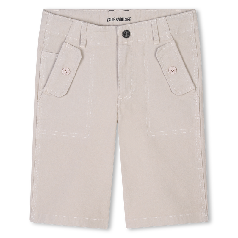 Embroidered Bermuda shorts ZADIG & VOLTAIRE 
                        BOY