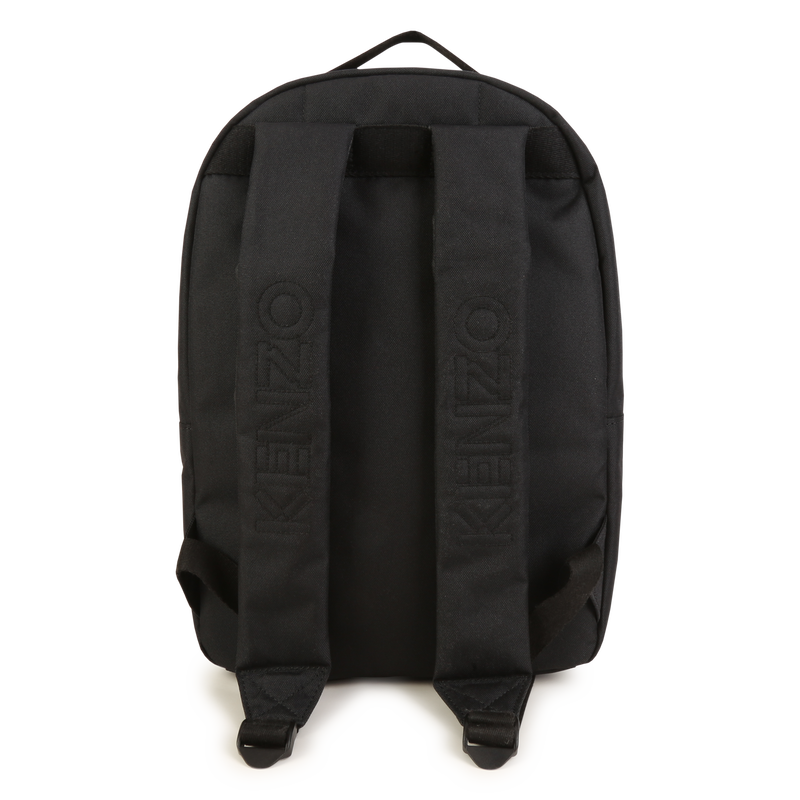 KENZO KIDS Flocked canvas backpack