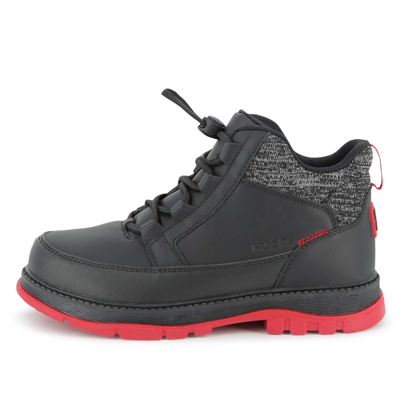Ankle boots with laces HUGO 
                    BOY