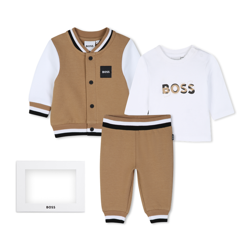 Pants, cardigan, and t-shirt set BOSS 
                        BOY