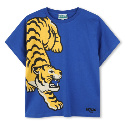 Printed cotton T-shirt KENZO KIDS BOY