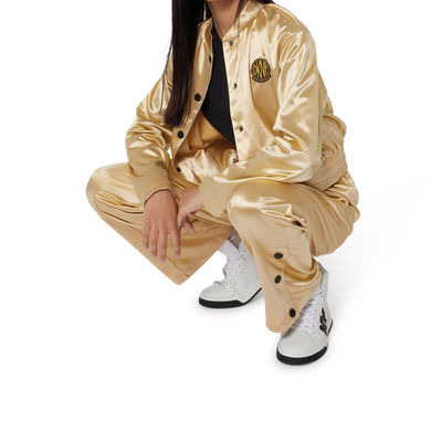 Wide-Leg Iridescent Trousers DKNY GIRL