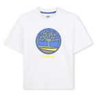 Short-sleeved jersey T-shirt, WHITE, hi-res