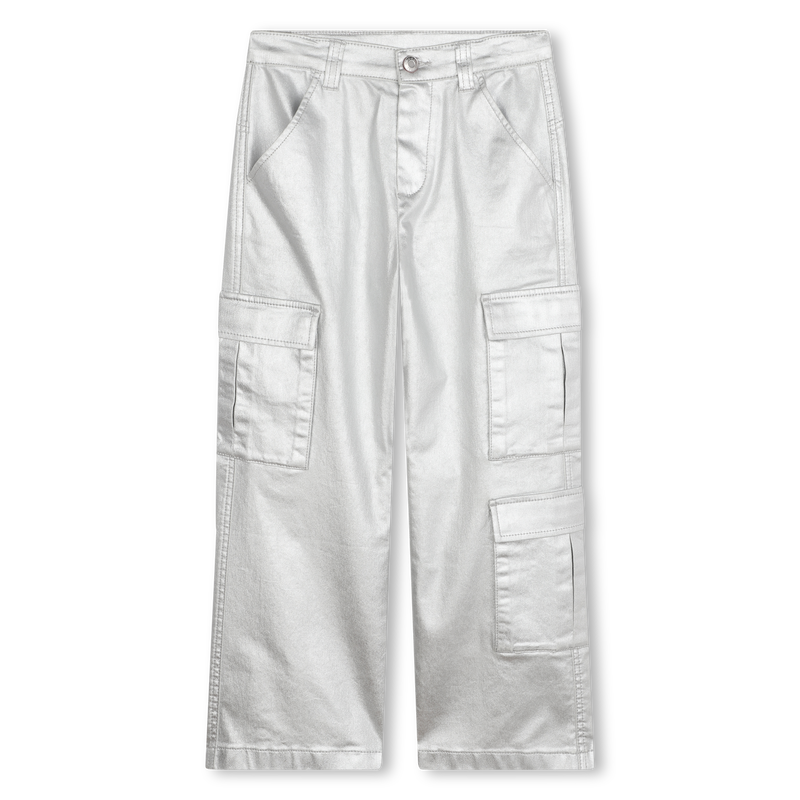 Multi-Pocket Silver Jeans HUGO 
                    GIRL
