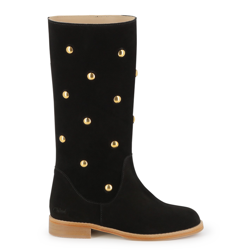 Calf suede leather boots CHLOE 
                    GIRL