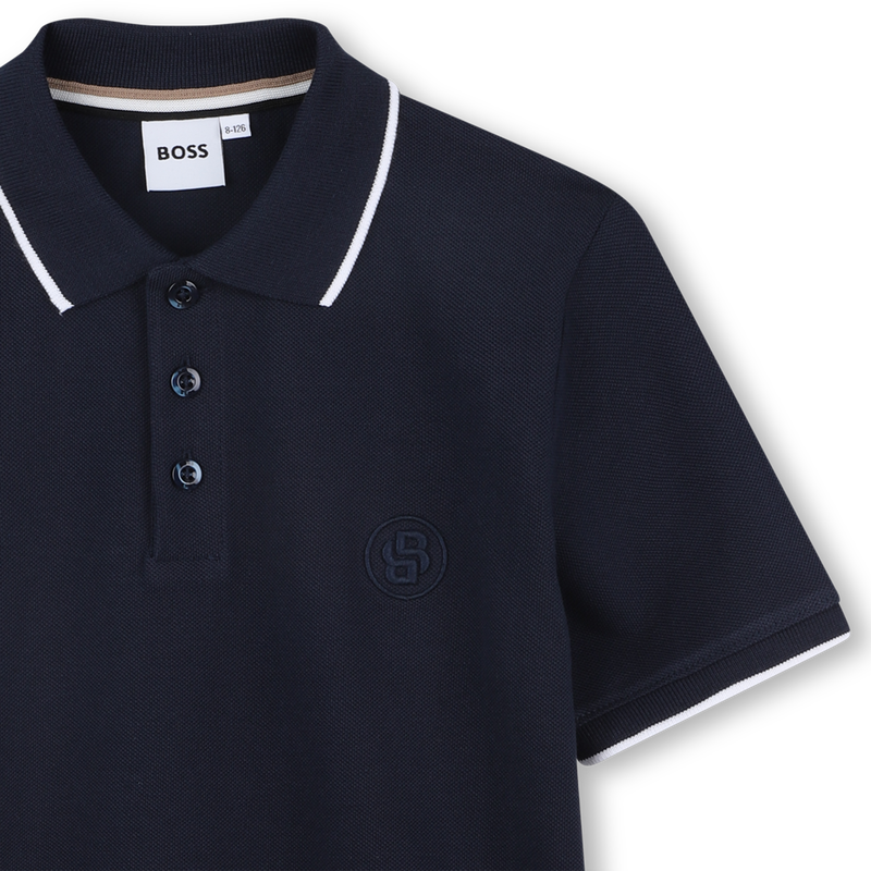 Cotton Polo Shirt BOSS 
                        BOY
