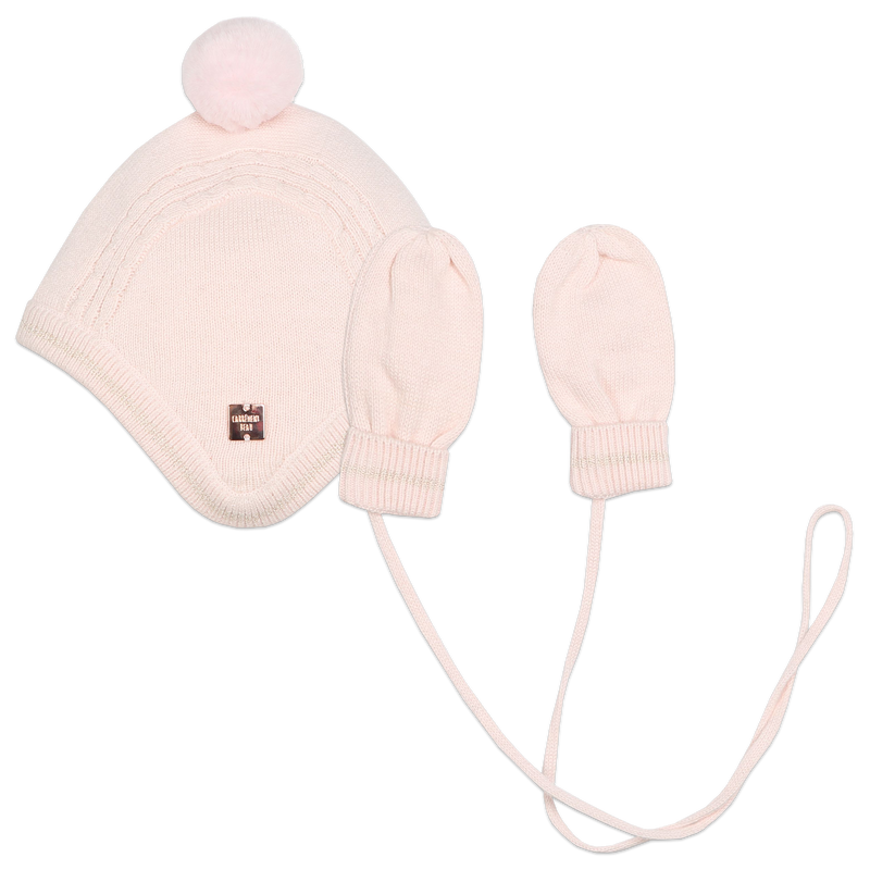 Hat & Mittens Set CARREMENT BEAU 
                    GIRL