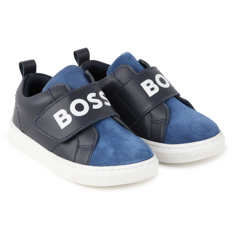 Leather Velcro Sneakers BOSS 
                    BOY