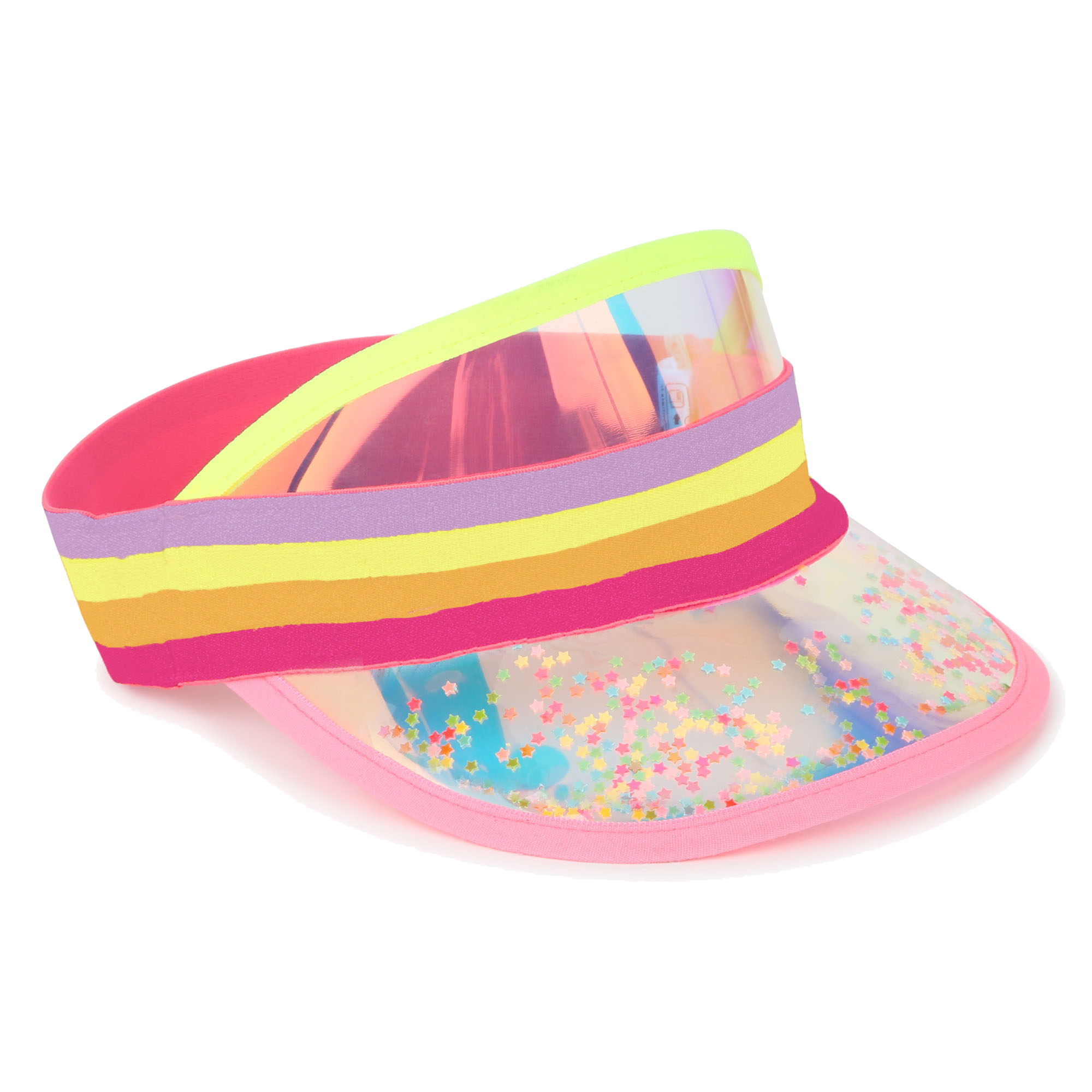 Billieblush logo-embroidered visor hat - Pink