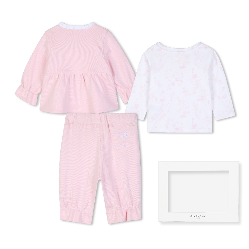 Pants, cardigan, and t-shirt set GIVENCHY 
                        GIRL