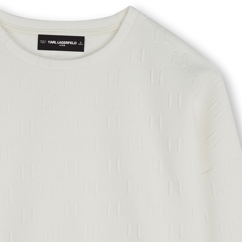 Long-sleeved sweatshirt KARL LAGERFELD KIDS 
                        GIRL