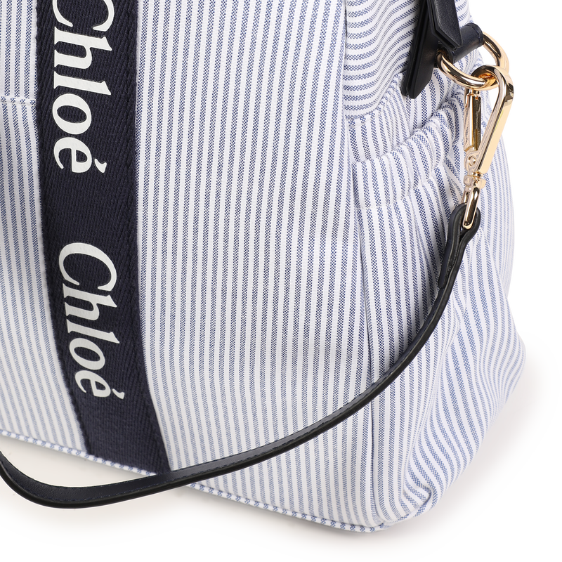 Striped Diaper Bag & Pouch CHLOE 
                        GIRL