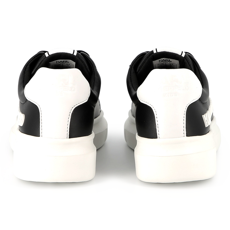 Lace-up leather sneakers KARL LAGERFELD KIDS 
                    UNISEX
