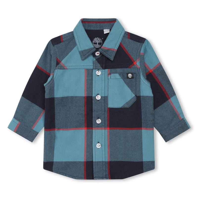 Checked cotton shirt TIMBERLAND 
                    BOY
