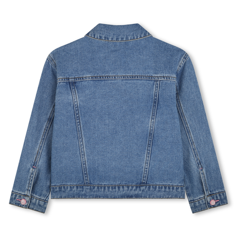 Denim jacket with sequins BILLIEBLUSH 
                    GIRL