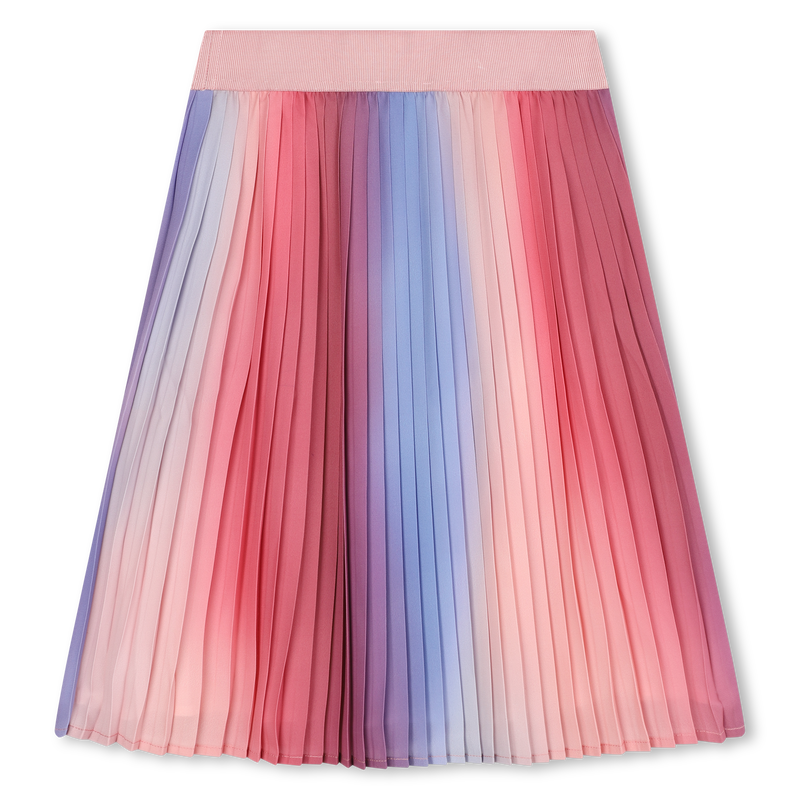 Pleated And Printed Skirt SONIA RYKIEL 
                    GIRL