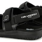 Velcro leather sandals KARL LAGERFELD KIDS 
                    BOY