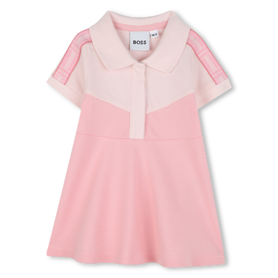 Polo-neck dress with panels BOSS GIRL