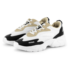 Bi-material lace-up sneakers HUGO 
                    BOY