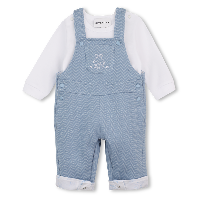 Dungaree and t-shirt set GIVENCHY 
                        BOY