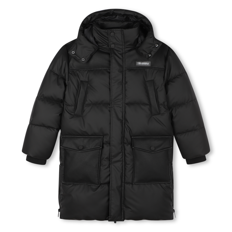 Long Puffer Jacket KARL LAGERFELD KIDS 
                        BOY