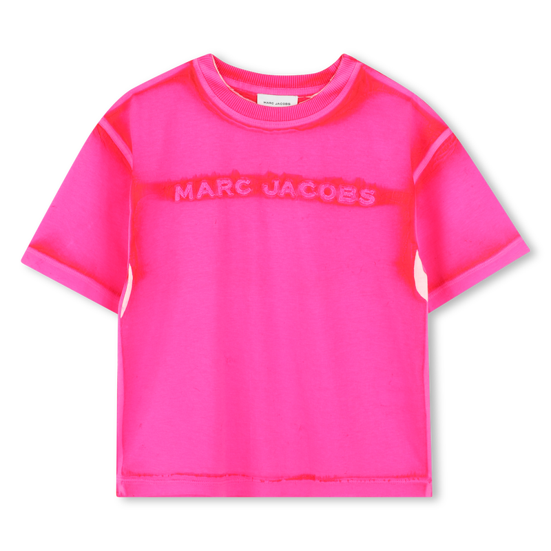 Embroidered cotton T-shirt MARC JACOBS 
                    UNISEX
