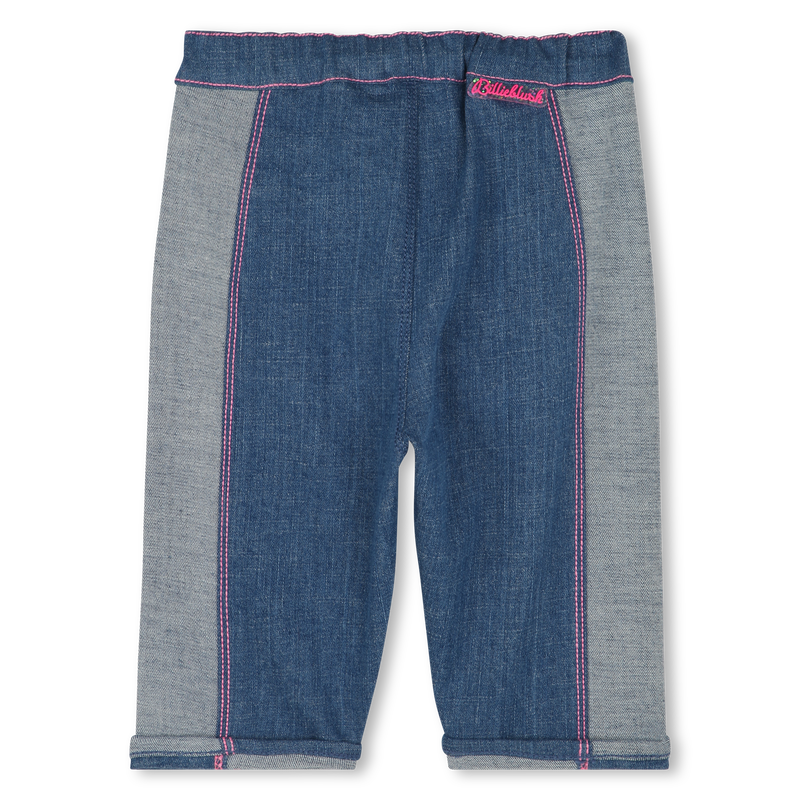 Cotton two-tone jeans BILLIEBLUSH 
                        GIRL