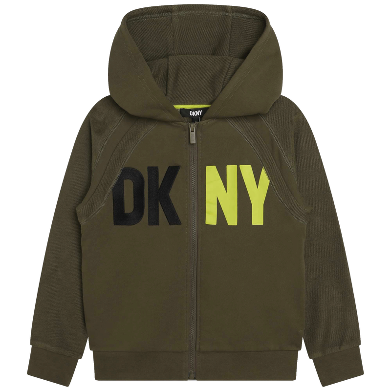 DKNY Fleece zip up hoodie
