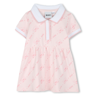Printed polo-neck dress BOSS GIRL