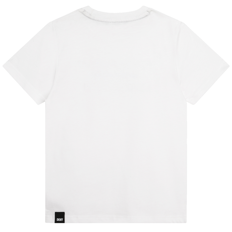 Contrasting print T-shirt DKNY 
                    BOY