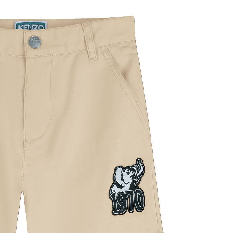 Patch Pocket Bermudas KENZO KIDS 
                        BOY