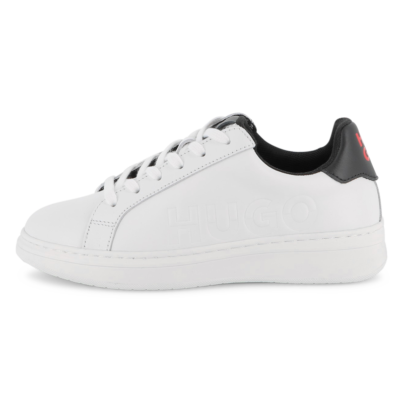 Cowhide leather sneakers HUGO 
                    BOY