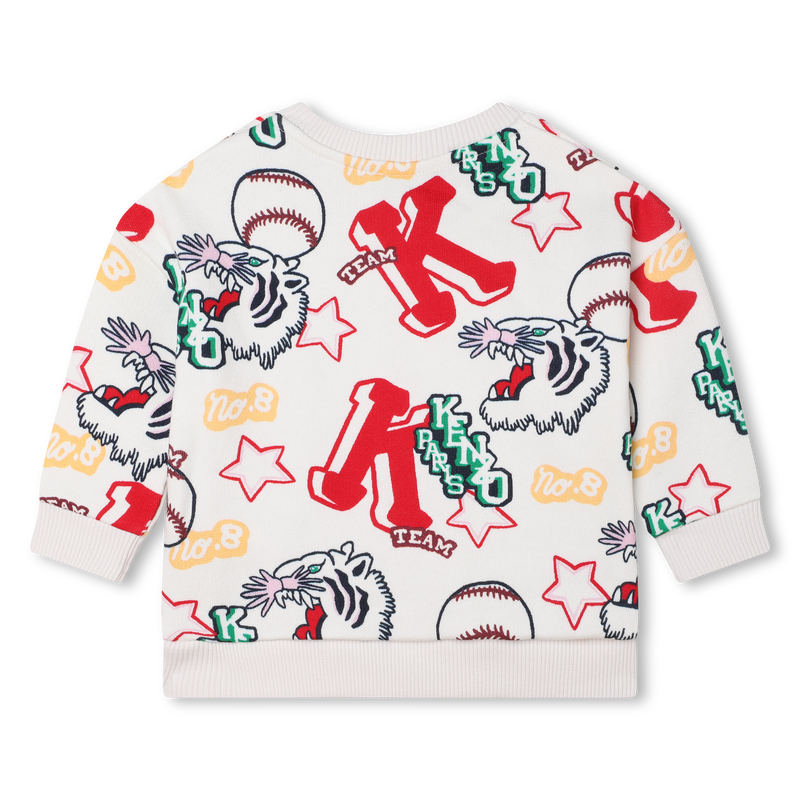 Printed cotton sweatshirt KENZO KIDS 
                    GIRL