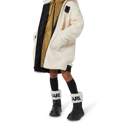 Trench-Style Shirt Dress KARL LAGERFELD KIDS GIRL