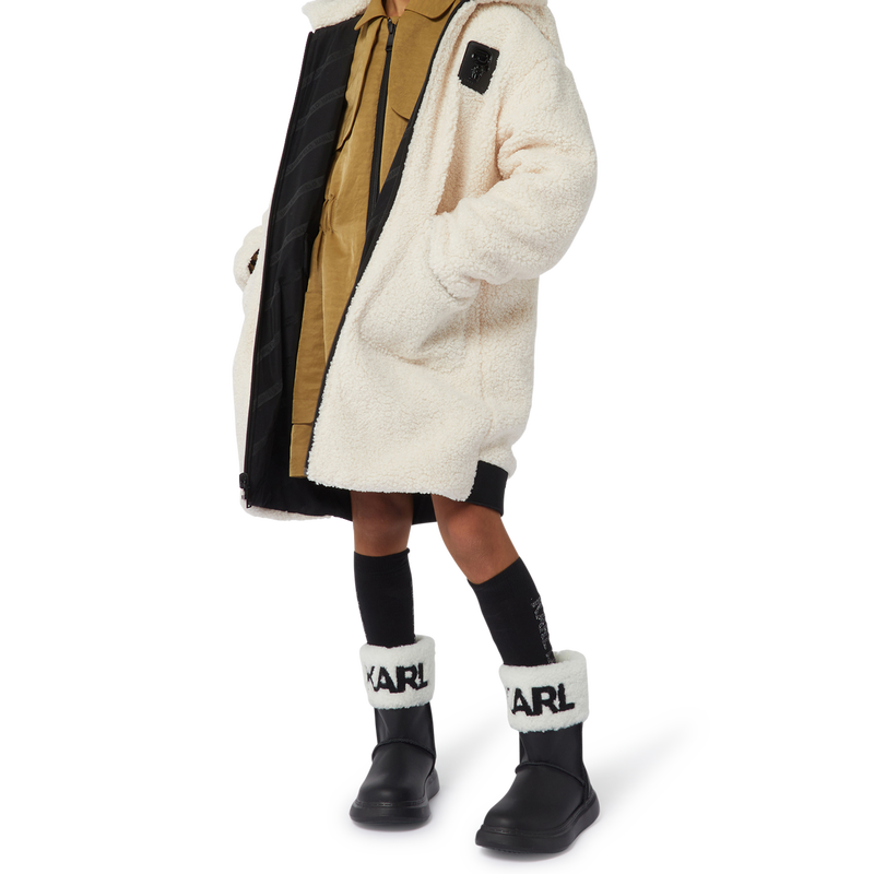 Trench-Style Shirt Dress KARL LAGERFELD KIDS 
                        GIRL