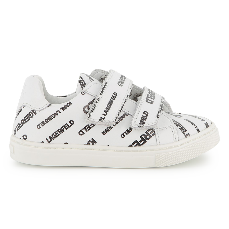Leather Velcro sneakers KARL LAGERFELD KIDS 
                        UNISEX