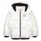 Hooded down jacket KARL LAGERFELD KIDS 
                    GIRL
