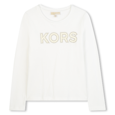 Long-sleeved jersey T-shirt MICHAEL KORS GIRL