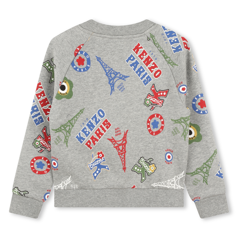Printed Fleece Sweatshirt KENZO KIDS 
                        BOY