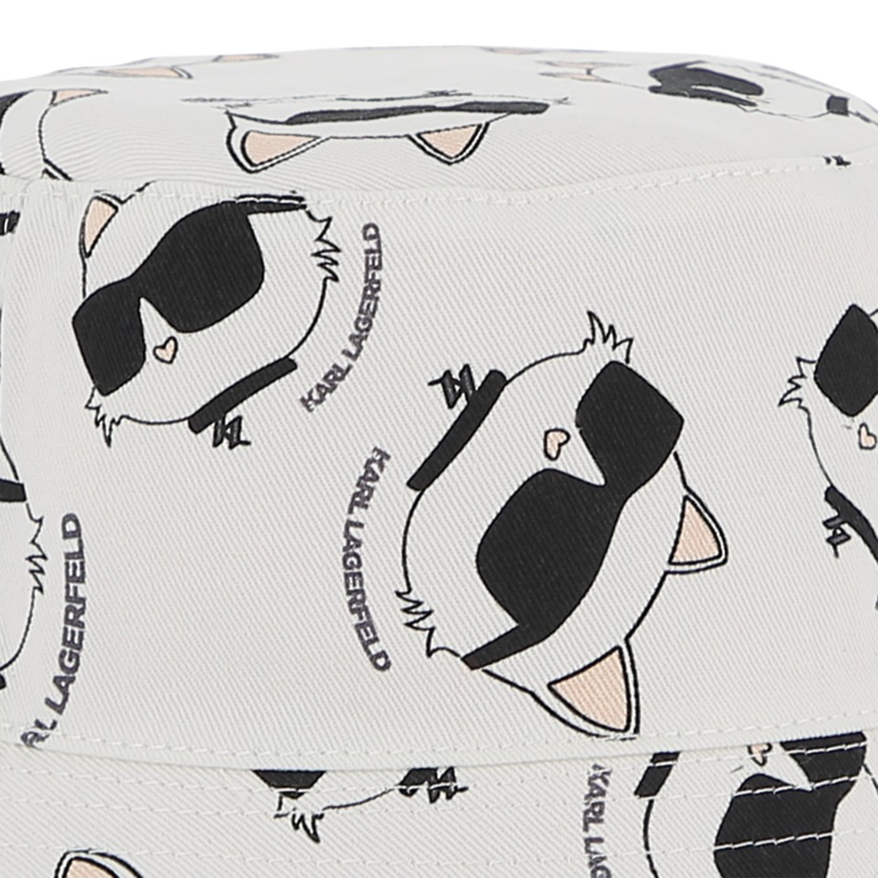 Reversible Bucket Hat KARL LAGERFELD KIDS 
                        GIRL